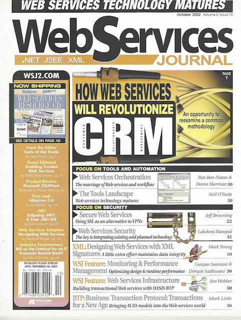 Web Services Journal cover